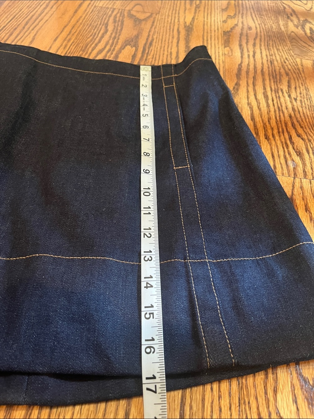 kate spade Dark Blue Denim Mini Skirt - Picture 4 of 7